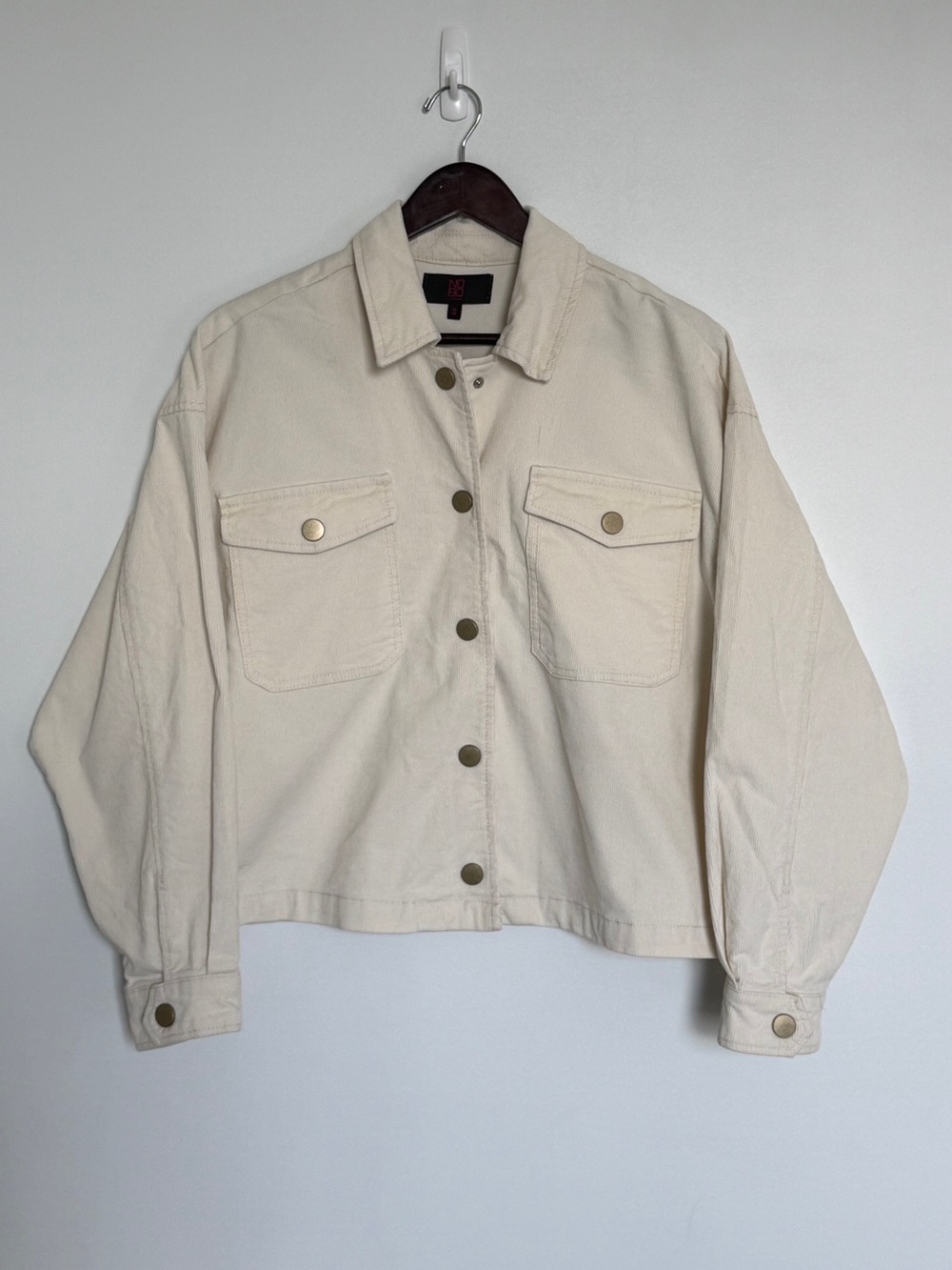NOBO Cream Button-Front Jacket